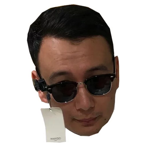 человеческое лицо наушники Очки