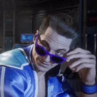 Sticker Johnny Cage! - 2