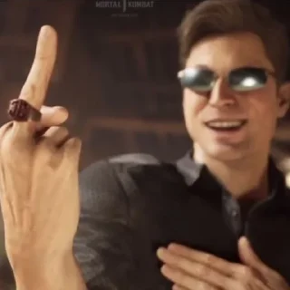 Sticker Johnny Cage! - 1