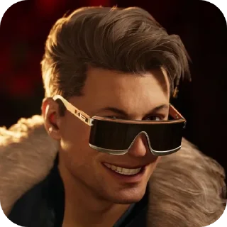 Sticker Johnny Cage • @Earth928B - 1