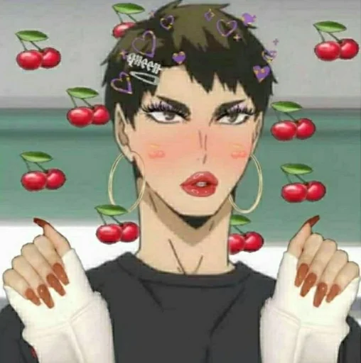 fruit cartoon human face