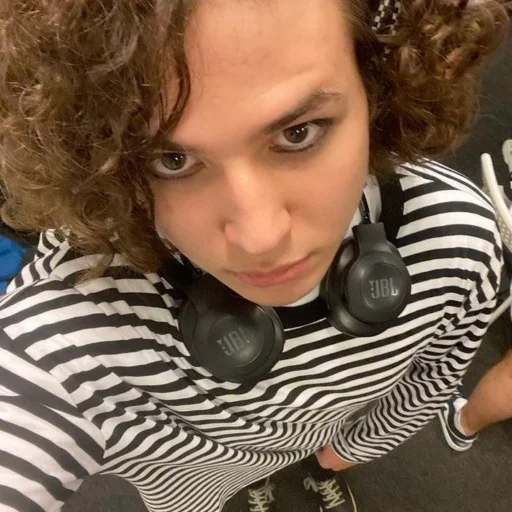 person human face clothing