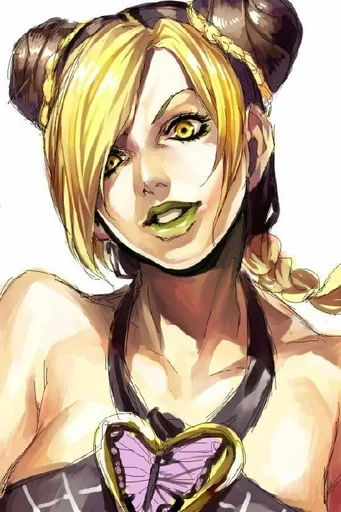 cartoon anime human face