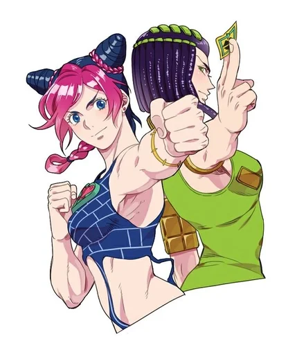 Jolyne Cujoh :: @fStikBot - иллюстрация