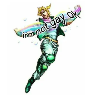 Стикер Джоджо,хули - 6