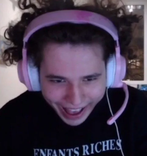 headphones human face headset