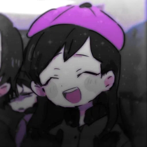 cartoon illustration purple