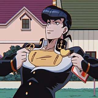 Стикер Джоске котик - 9