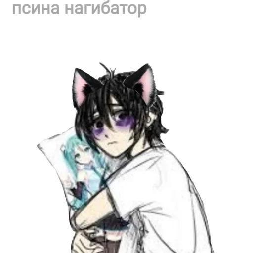 эскиз аниме иллюстрация