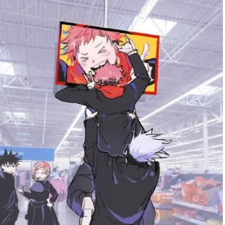 Стикер Магическая битва - 2