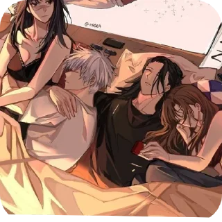 Стикер ~🤍Daddy Suguru Geto🖤~ - 11