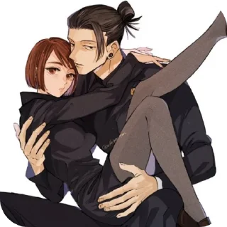 Стикер ~🤍Daddy Suguru Geto🖤~ - 10