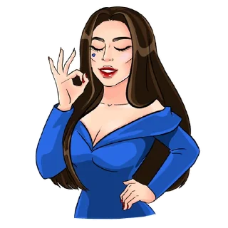 Sticker Miss JuliaDates💙 by @juliadatescom - 6