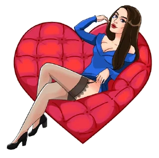 Sticker Miss JuliaDates💙 by @juliadatescom - 10