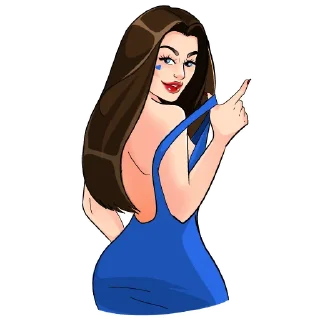 Sticker Miss JuliaDates💙 by @juliadatescom - 8