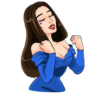 Sticker Miss JuliaDates💙 by @juliadatescom - 9