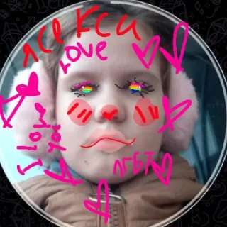 Sticker Юлиана тупая - 2