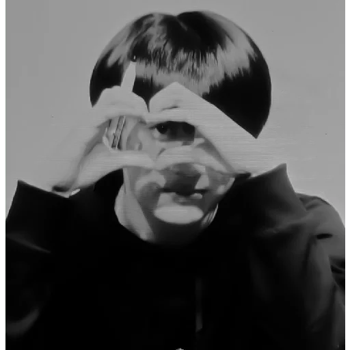 черно-белый Человек человеческое лицо