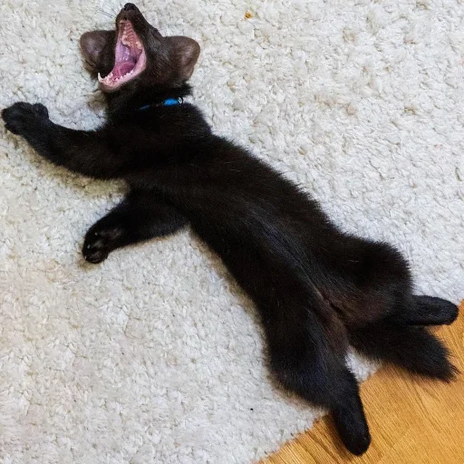 animal mammal black cat