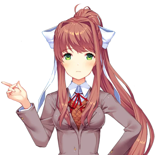 Sticker 📚 : : just Monika .// - 6