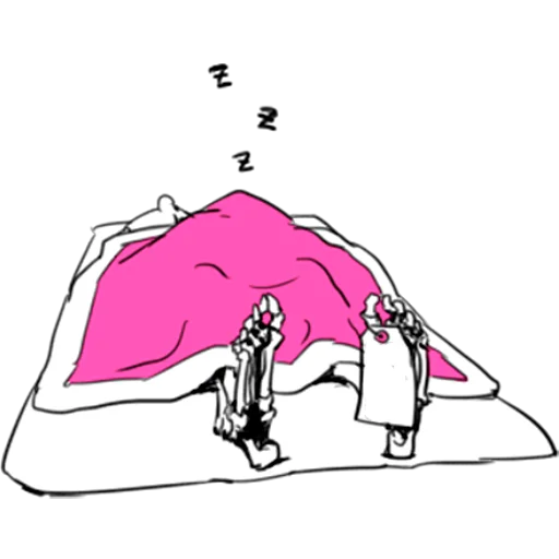 Sticker Just_bones3_nyasticks - 1