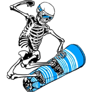 Sticker Груда костей 3 @nyasticks - 10