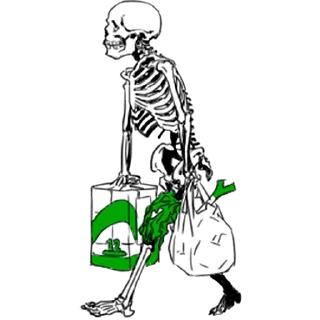 Sticker Груда костей 3 @nyasticks - 3