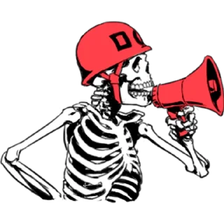 Sticker Груда костей 3 @nyasticks - 4