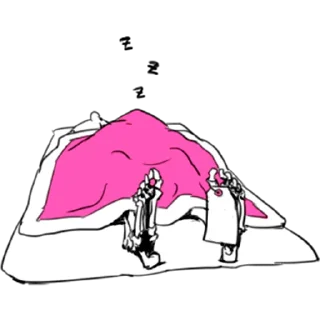 Sticker Груда костей 3 @nyasticks - 8