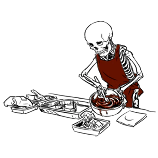 Sticker Just_bones7_nyasticks - 1