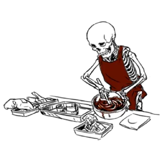 Sticker Груда костей 7 @nyasticks - 7