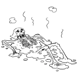 Sticker Груда костей 7 @nyasticks - 8