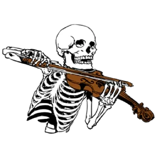 Sticker Груда костей 7 @nyasticks - 0