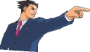Стикер Phoenix Wright - 6