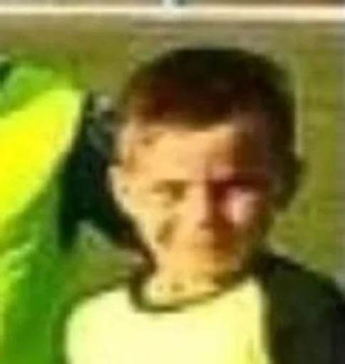 person human face text