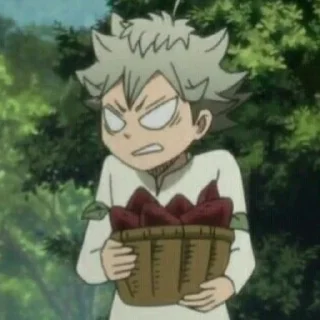 Стикер .|•Мелки Аста. От: @BlackClover0912 - 4