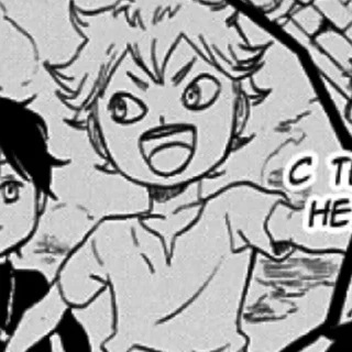 Стикер .|•Мелки Аста. От: @BlackClover0912 - 8