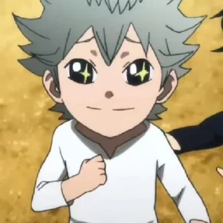 Стикер .|•Мелки Аста. От: @BlackClover0912 - 6