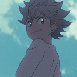 Стикер .|•Мелки Аста. От: @BlackClover0912 - 3