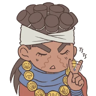 Стикер Cute chibi JoJo's// @Minatostickers - 4