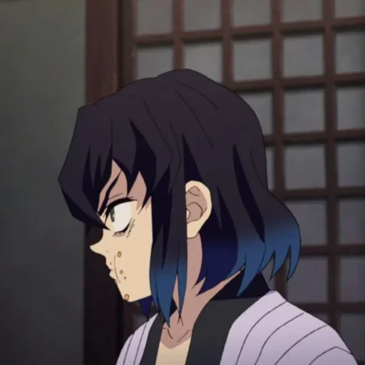 anime cartoon human face