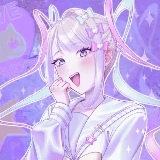 anime cartoon human face