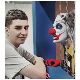 Стикер КЛОУН А4 - 2