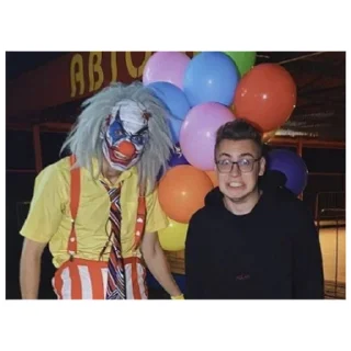 Стикер КЛОУН А4 - 0