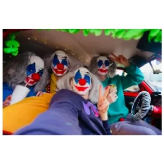 Стикер КЛОУН А4 - 3