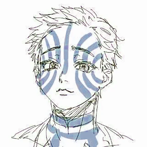 Sticker KNY_Akaza - 1