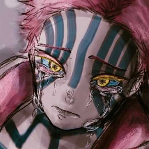 Стикер KNY_Akaza - 1