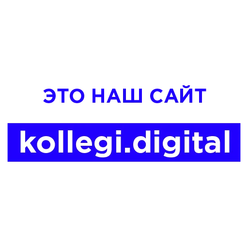 Sticker КОЛЛЕГИ by SETTERS EDUCATION - 0