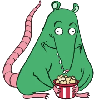 Стикер КРЫС ПЫХ by @pp3gnezda - 11