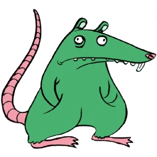 Стикер КРЫС ПЫХ by @pp3gnezda - 6